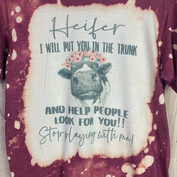 Heifer Tee Size Medium/Large - Picture 2 of 3